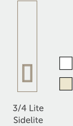 3/4 Lite Sidelite Door illustration