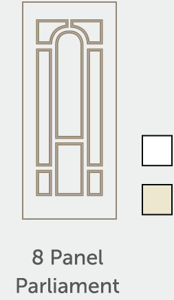 8 Panel Parliament Door illustration